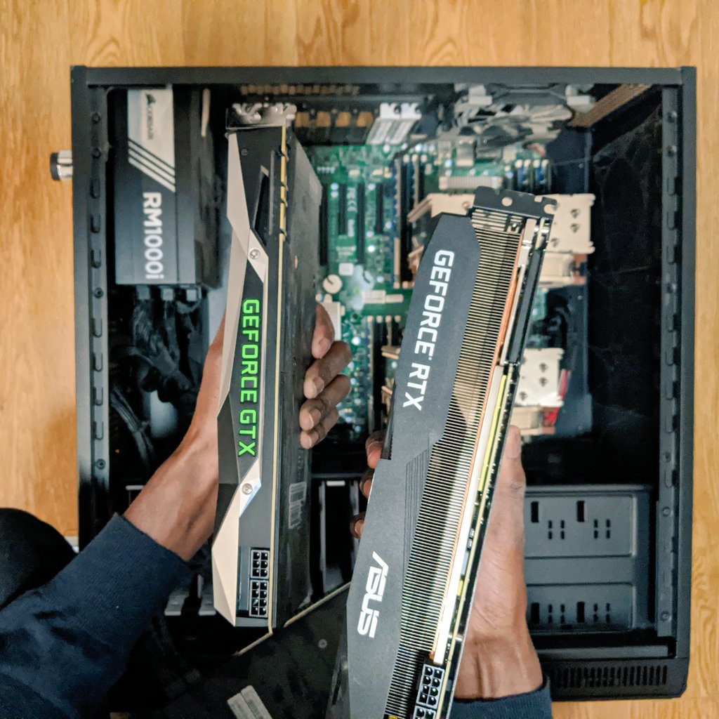 DiscoverStudio_'s tweet photo. Friday night upgrades! #rtx #upgrades https://t.co/cdGgoueGfL