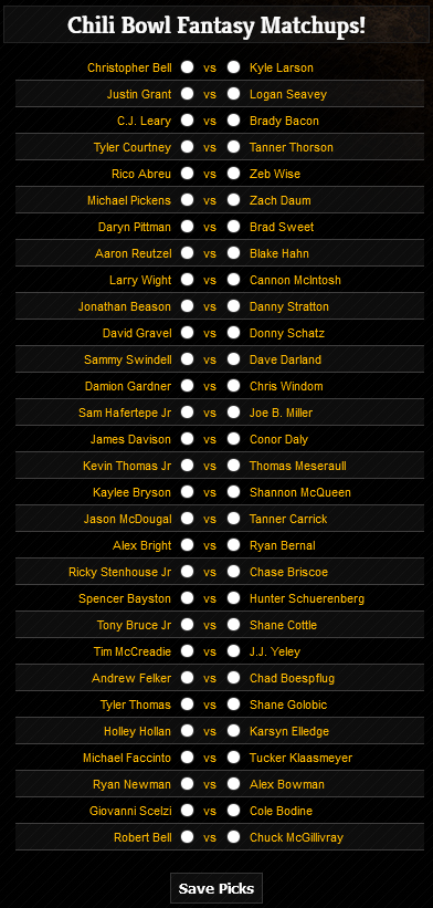 sprintsource's tweet image. Make your FREE @cbnationals fantasy picks before the start of the first day to earn points all week long at sprintsource.com/fantasy/?leagu…