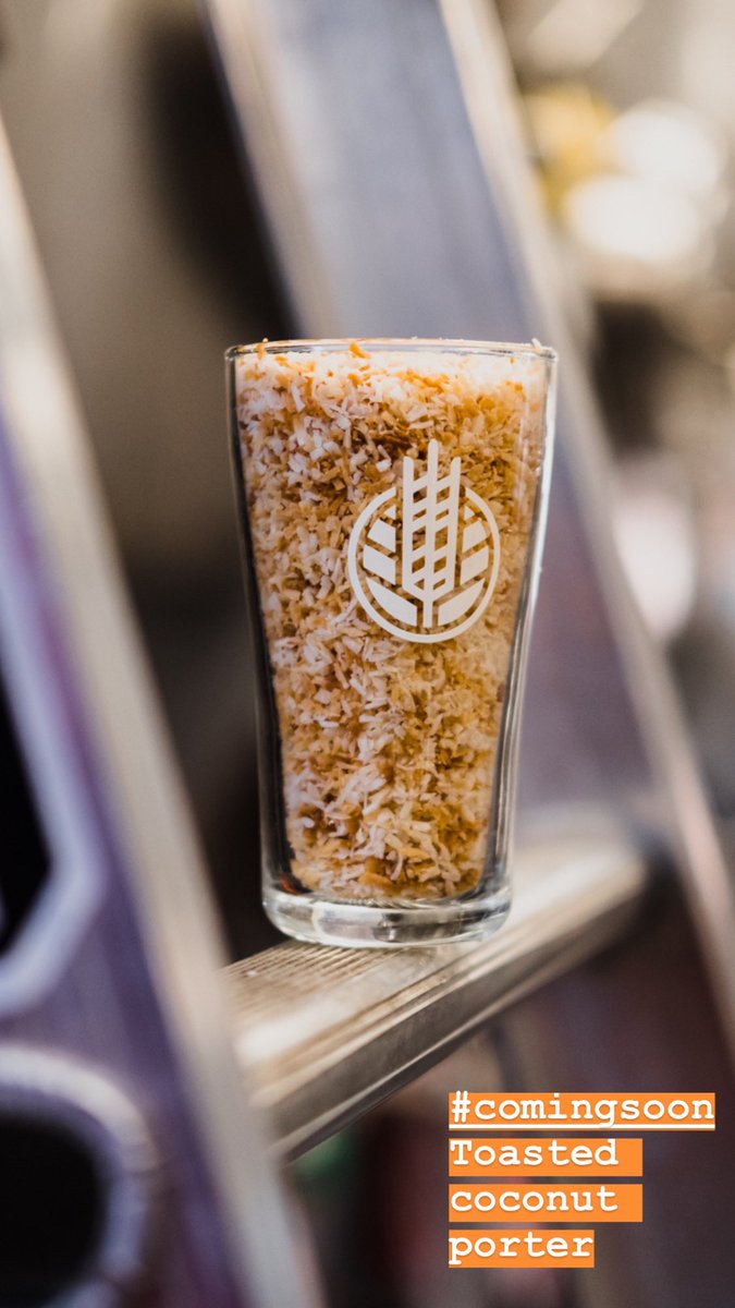 HighGrainBeer's tweet photo. Toasted coconut to make our next porter pop! Dover, Strong Porter is #coming soon to make your mouth feel happy!
#coconutporter #balticporter #coconut #craftbeer #cincymade #ohiocraftbeer #cincinnati #brewery #ohiobeer #highgrain https://t.co/paaAtykdiH