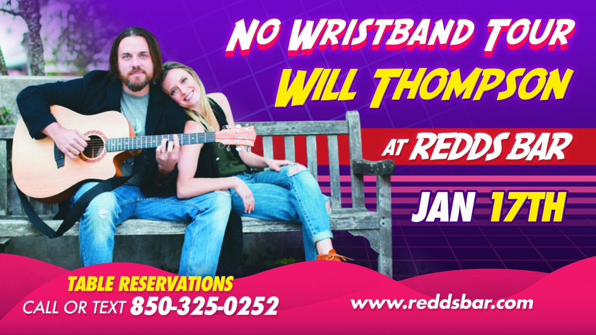 No Wrist Band Needed for Redds Blue Mountain Beach 30A #30a 17th Jan But it will be BUSY call or text for dinner reservations 850-325-0252 #30afest #livemusic #bands <a href="/30atv/">30A TV | Watch Free TV | 20+ Channels</a> <a href="/30abuzz/">30A.TV</a> <a href="/SoWalBeaches/">SoWal.com</a>
