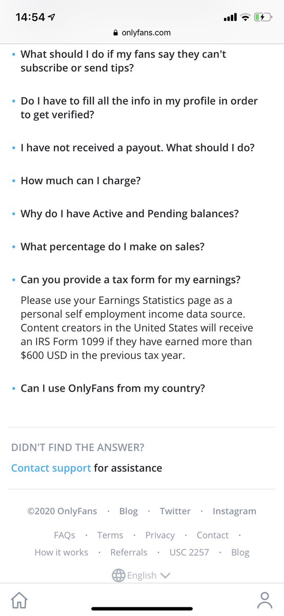Onlyfans how tax form to get 