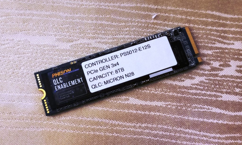 TheSSDReview's tweet photo. Phison Shows Off 4/8/16TB SSDs with Success in QLC Speeds | CES 2020 Update - https://t.co/lBecRYOgYu #SSD #Storage #thessdreview https://t.co/h1pZKcOzhd
