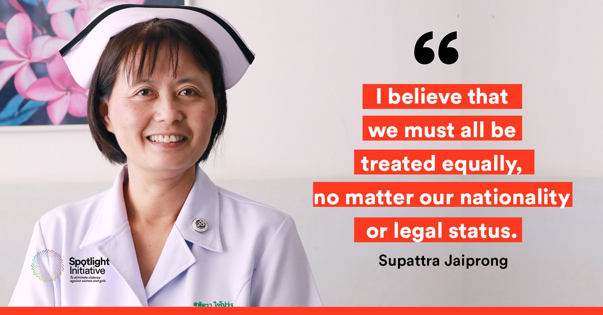 #Migrantwomen, including women migrant workers, are noted as being particularly vulnerable to violence and other forms of abuse.

At the One Stop Crisis Center located on the Thai-Burmese border, Supattra Jaiprong provides essential support services for survivors of violence.