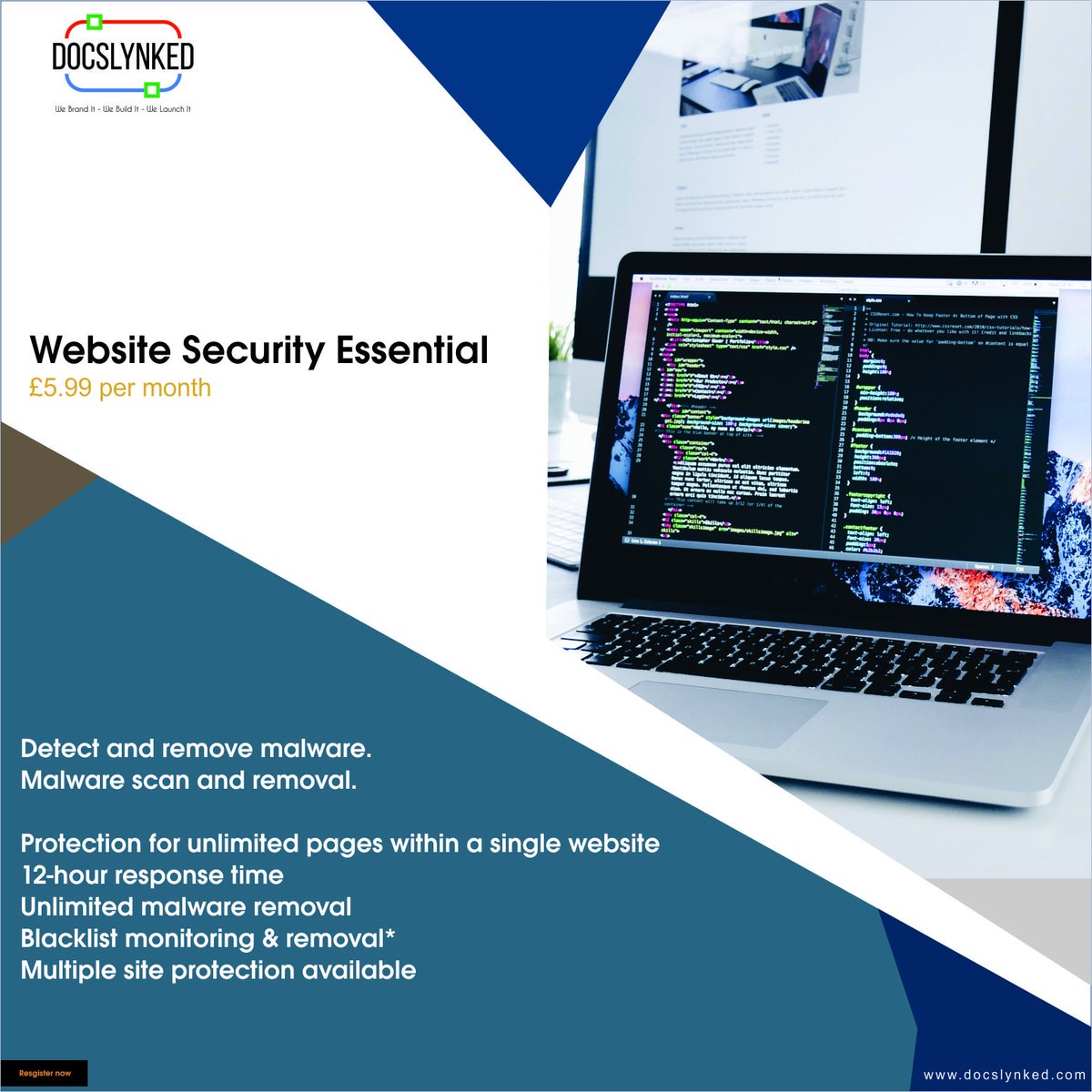 DLynked's tweet image. Web security is the backbone of a secure user-experience. We offer state-of-the-art web security services to protect your business from malicious attacks. For complete details, visit our website
#websecurity #websecuritytesting #websecuritysolutions #websecurityservices