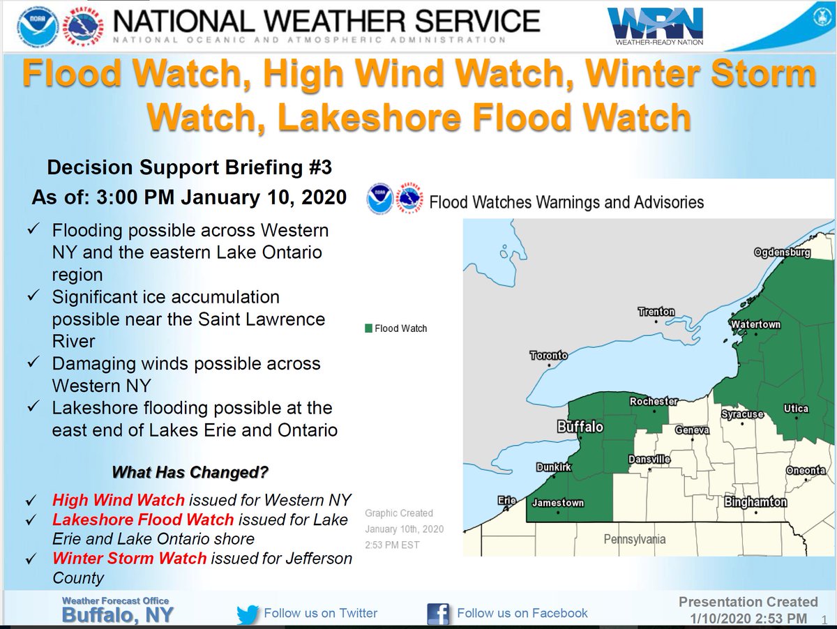 Monroe County Oem New York On Twitter Nws Flood Watch High Wind Watch In Effect From Saturday Afternoon Through Sunday Afternoon Rainfall Amounts May Reach 1 5 2 Excessive Runoff From Heavy Rain
