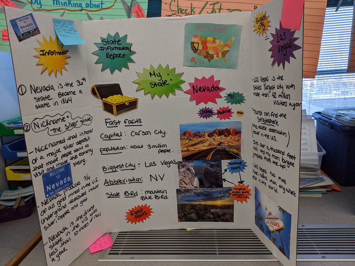 msallman303's tweet photo. @PSMS5PortMorris The students in Ms. Jackson's class are at it again. Showcasing their knowledge of the 50Nifty States https://t.co/lEg8Su70j3