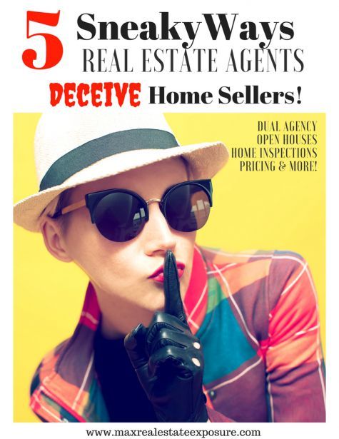 5 Ways Real Estate Agents Deceive Their Seller Clients buff.ly/2GakuRk