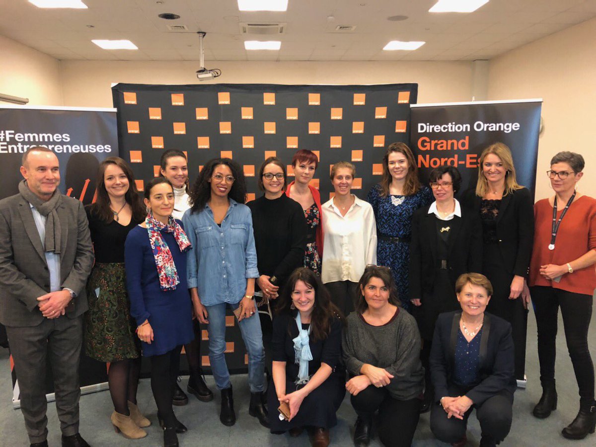 sbmdrl's tweet photo. Félicitations aux lauréates #saison2 programme @Orange_France @fabiennedulac #FemmesEntrepreneuses Grand Est lancé ce jour 🚀 pour un accompagnement par sponsors et coachs internes  #B’ESST @GroupLogin , 2️⃣femmes,  2️⃣projets Elles ont osé 👍 https://t.co/gSZLj00Pae