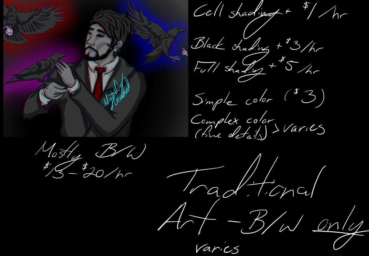 Jordan_Night18's tweet photo. Art commissions are open, if you'd like anything please DM me and we can talk about doing some work #commissionsopen #commissions https://t.co/kbLAVjXhaP