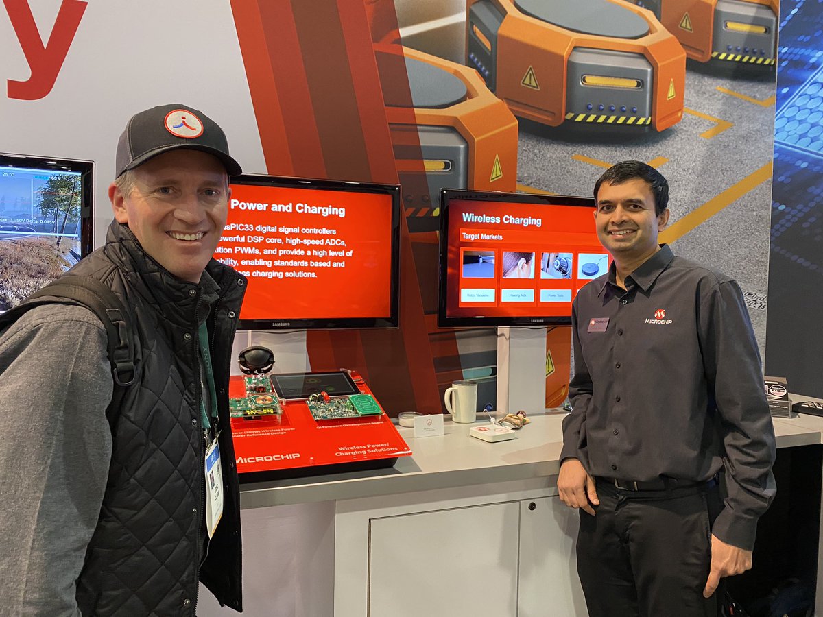 InductiveIntel's tweet image. Thanks to @MicrochipMakes for all the support getting ready for CES.#wirelesspower #wirelesscharging #IoT @CES #venturecapital