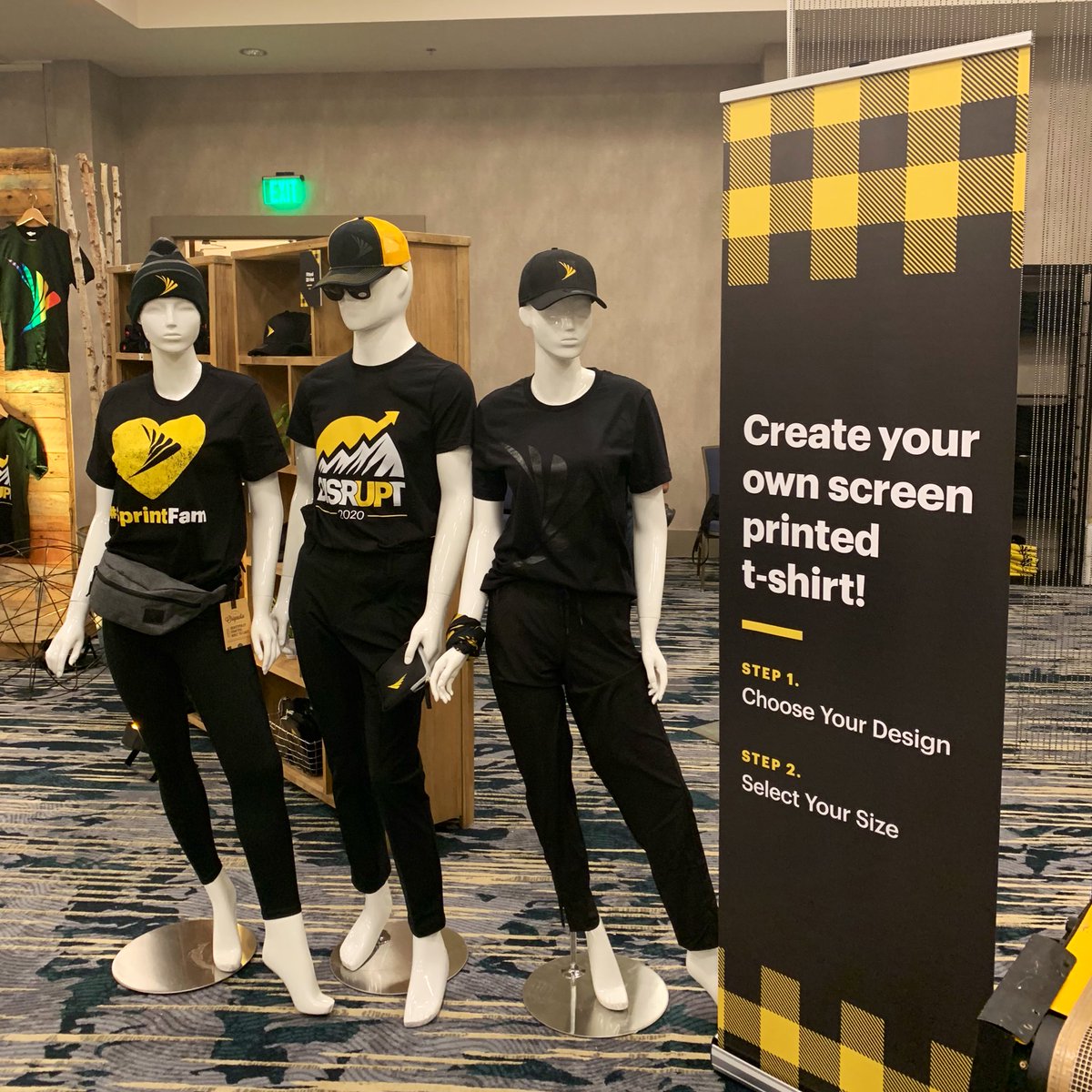Choose your style! 💛

Swing by the #PartnerUp Store to create your own #Sprintwear! 🎉 #SprintDISRUPT2020