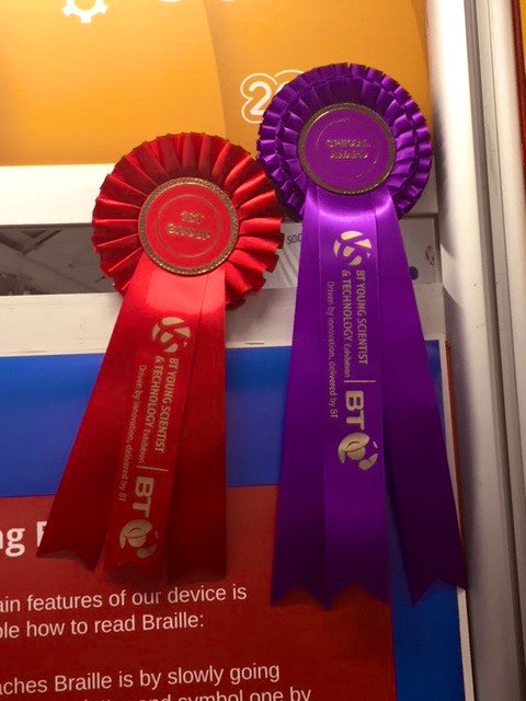 PSSNewbridge's tweet image. Massive congratulations to TY students, Ruairi Mullally &amp;amp; Justin Cunningham, who took 1st Place in the @BTYSTE Intermediate Group Technology category &amp;amp; also won a @ncseirl Special Award for their exhibit ‘Can You See Me Now’.

#BTYSTE2020 #CreateTodayShapeTomorrow