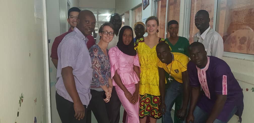 Drhelbro's tweet photo. #eKMC team bid farewell to @georgia10578194 today. Thanks so much for all your hard work looking after our special #preterm babies & your magical data cleaning abilities- you will be missed @mrcunitgambia @MARCH_LSHTM https://t.co/HYQHm0uU4E