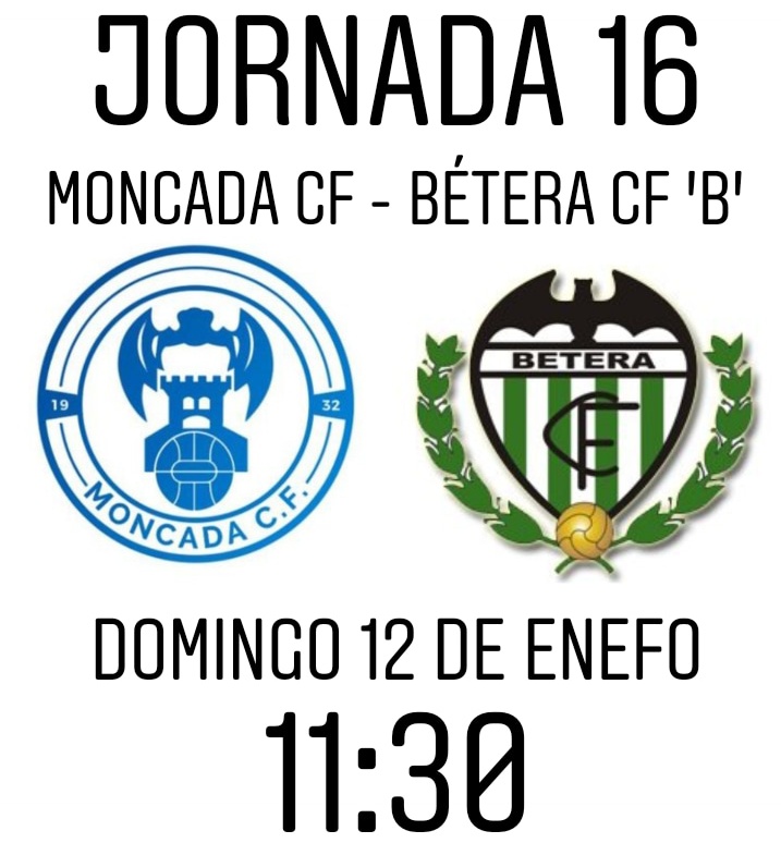 ⚽ VOLVEMOS DE VACACIONES ⚽

Después de este merecido descanso navideño, volvemos a tope para dar la mejor cara en la segunda vuelta de la liga.

🗓️ Domingo 12 de enero.

⚽️ Moncada CF - Bétera CF "B"

🕖 11:30h

📌 Polideportivo David Casinos 'La Pelosa'

💙 #TORNEM 💙