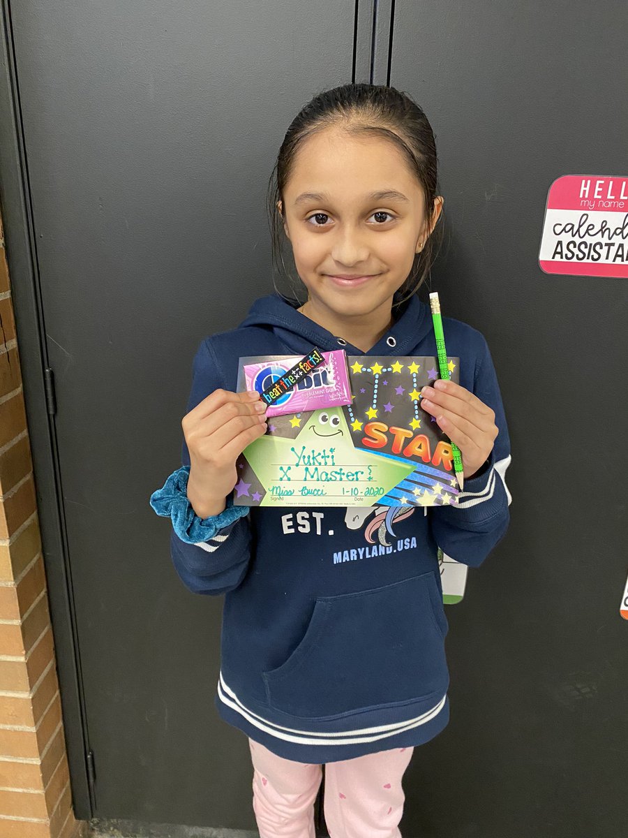 mrsrios522's tweet photo. Iโm SO proud of our first two Multiplication Masters!! I admire all of your hard work and dedication to going above & beyond! Keep it up! ๐๐ผโ๏ธ๐๐ #22Tigers #3B #multiplicationmaster #1WTSD @LynnCrestTigers https://t.co/CjKEgIAadh