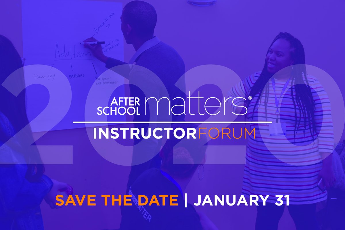 AftrSchoolMttrs's tweet photo. ASM instructors, we are 3 weeks away from our third annual Instructor Forum! For more details click here, https://t.co/0PuTojmxhR We look forward to seeing you all! #InstructorsMATTER #BuildingTheFuture https://t.co/AhlQ1wPX2R