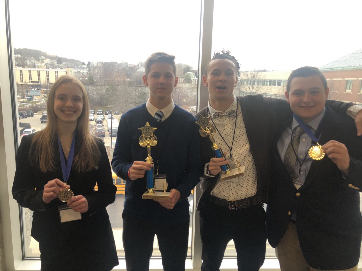 BusinessDouglas's tweet image. Congrats Douglas High School DECA!  We represented well!  50% of our competitors qualified for the state competition!  Congrats Jenna, Bryce, Rob and Sam!  @PrincipalMaines @DouglasHSTigers #MassDECA