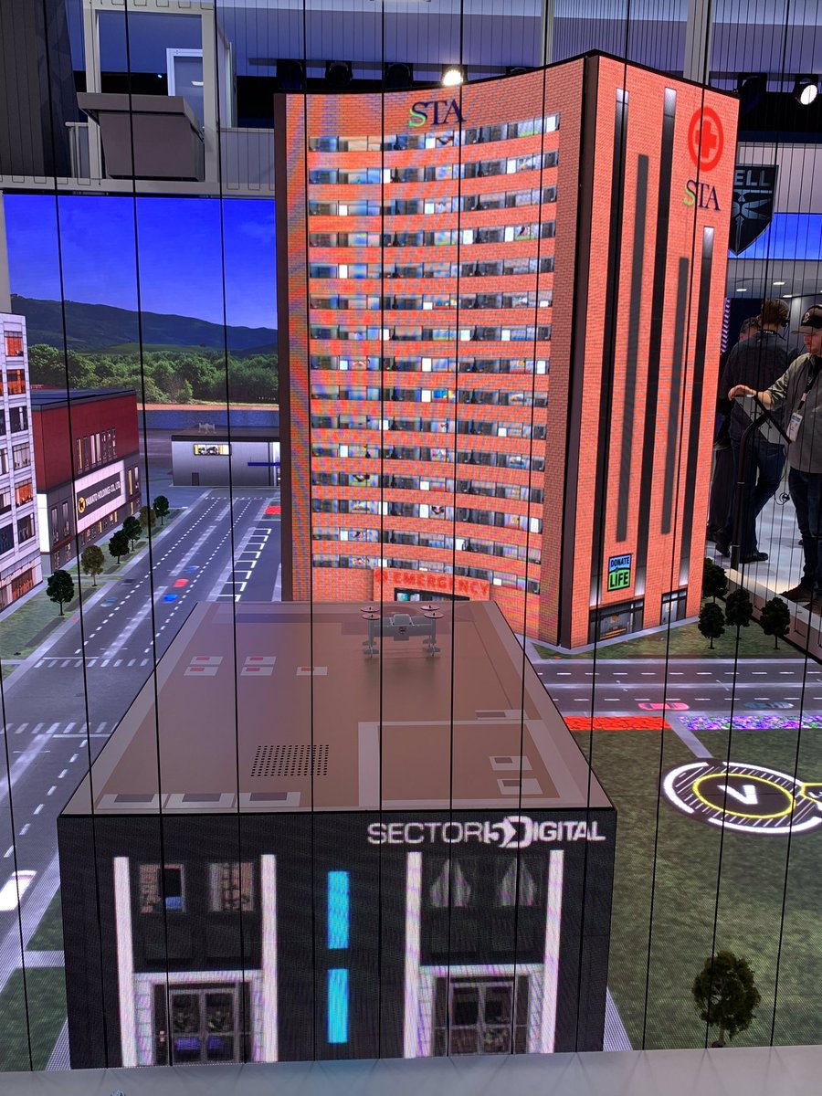 Sector5digital's tweet photo. Thanks to all of you who visited the Bell Nexus Smart City at #ces2020 this week (rain or shine). Safe travels back home!! #Sector5Digital #FutureofMobility #innovation #smartcities #bellflight #technology @CES @BellFlight https://t.co/kwd3rdJmJN