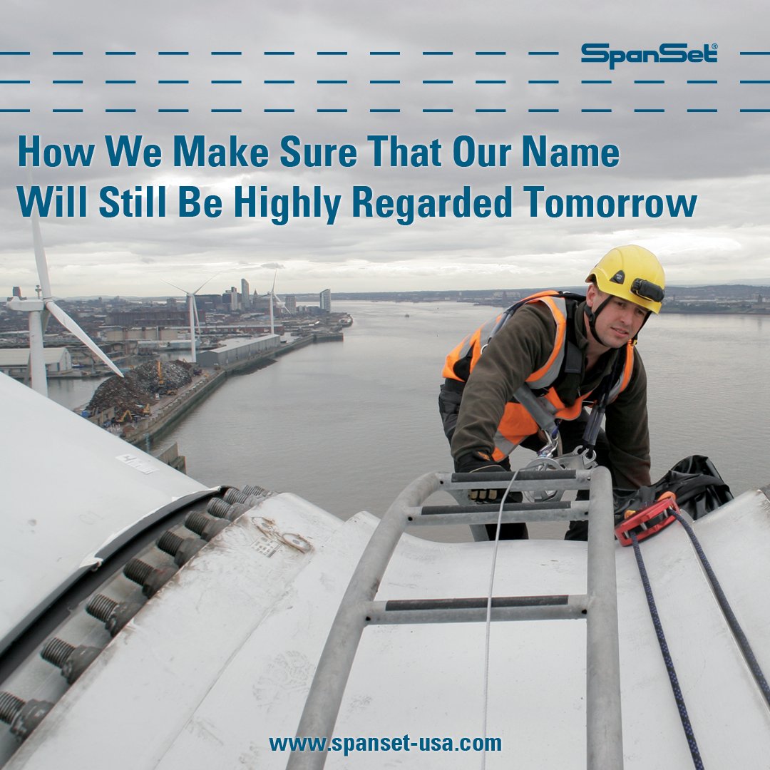 spansetusa's tweet photo. We are quite proud of our achievements. After all, they have contributed to safer and easier working conditions all around the world. Our commitment to making high quality products has resulted in fewer accidents and lower operating costs.
#spanset #safetystandards #WindPower https://t.co/ZhXUVJWM3x
