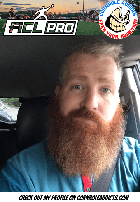 CornholeAddicts's tweet photo. I am ACL Pro J Scott Collins from the Mid-East Conference. Come check out my profile on Cornhole Addicts. #cornholeaddicts #aclpro #americancornholeleague #iplaycornhole #cornholelife #feedyouraddiction #welovecornhole #cornholepro #cornholeblog #meetthep https://t.co/diJ77dMfse https://t.co/vGbr4Gx5CB