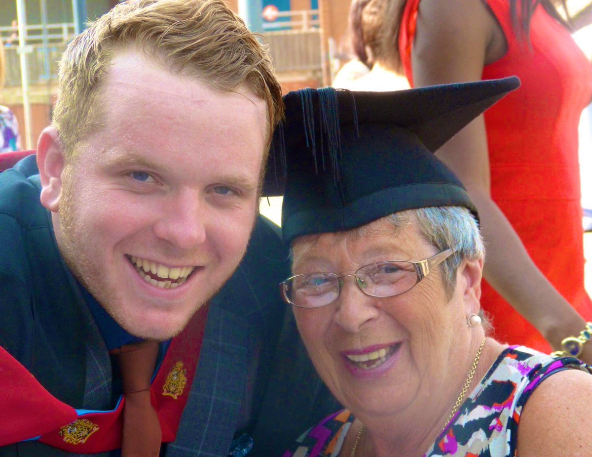 Before Christmas I lost the best person I know. I’ve kept on going though as I had to. 

Full of happy memories + sadness she’s gone too. Yesterday Nana would’ve been so proud of me shed have cried What an achievement. I’m so proud for myself but her most. RIP Betty 🥰😘