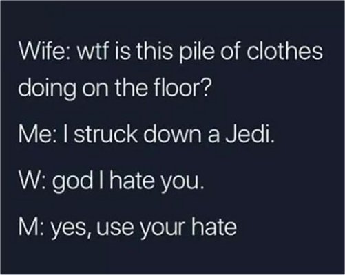 majorgeeks's tweet photo. #Jedi #JediMindTrick #JediMindTrick #lol #StarWars #laundry #UseTheForce #UseYourHate https://t.co/fWrAGyIBhU