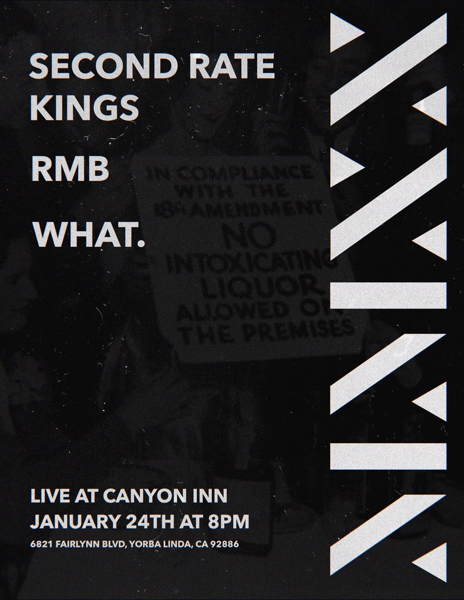 secondratekings's tweet photo. Happy 2020, kings and queens!! Come kick off the year with us at Canyon Inn! It’s gonna be rockin’! #rock #blues #brews https://t.co/RBu41SfoaX