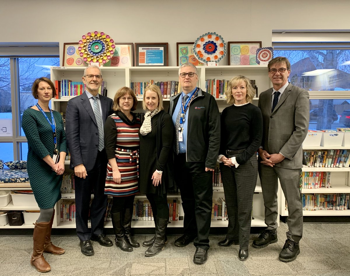 PembinaTrails's tweet photo. "Pembina Trails has led the way in creating and implementing the vision of the school library as a learning commons." We are thrilled to be recognized by @CdnSchoolLibrar 🇨🇦📚🏆 Read the full story here 📲https://t.co/qtPrOLd6gH https://t.co/6dhpWq6pJc