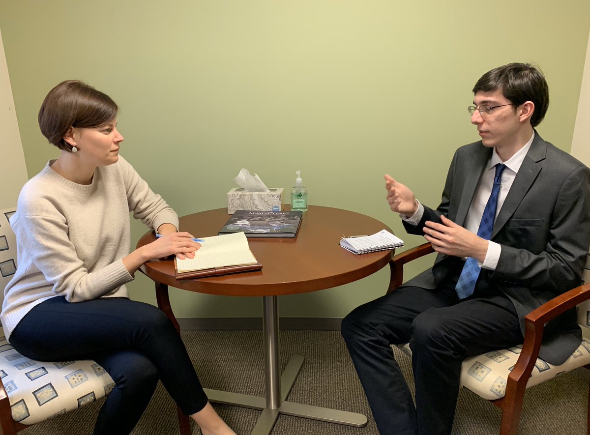 .<a href="/shippensburgU/">Shippensburg University</a> junior Liam Blakey and Sarah Curtis discuss her role as Federal Policy and Engagement Director for Mayo Clinic during the #SUJobShadow. It was a great meeting that included sage advice in seeking a job in Washington, DC, on or off Capitol Hill. <a href="/ShipCareer/">Shippensburg University Career Center</a>