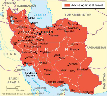 AceBreakingNews's tweet photo. #Breaking144 – #ALERT FCO NOW Advise against all travel to #Iran and against all air travel to, from and wit hin the country. If you’re in Iran, review your departure options and consider leaving – @AceBreakin gNews https://t.co/nZ9aSezlhR https://t.co/hOCCC3Dleo