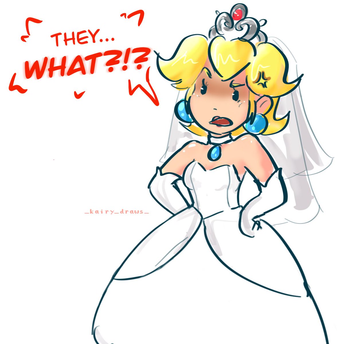 “They... left together, princess”😰
Mario accepting Bowser’s proposal won by majority in my instagram poll✨