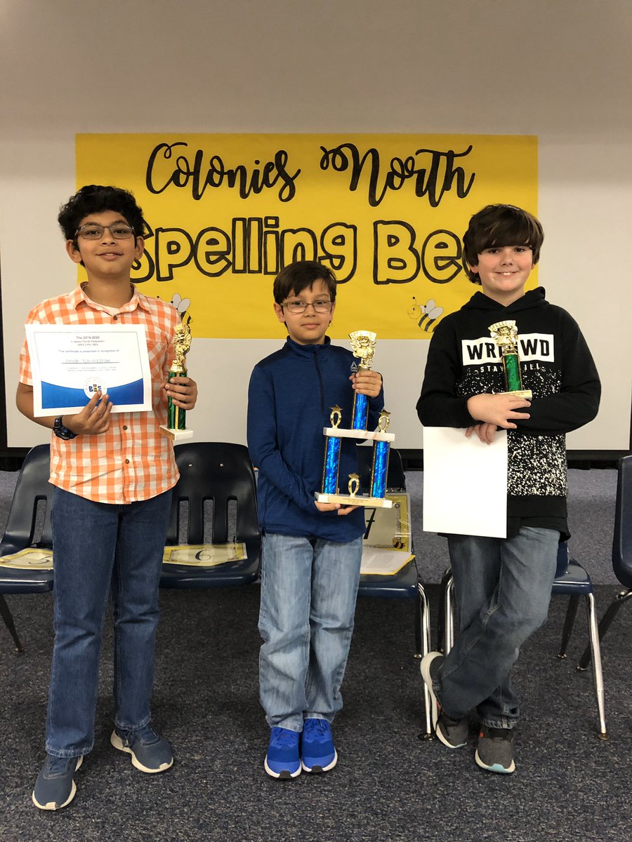 AlexanderAtLast's tweet photo. CNE Spelling Bee! So proud of all the hard working “bees” that participated! #nisdlegends #cnelegends @ScrippsBee https://t.co/wht5JVe5RK