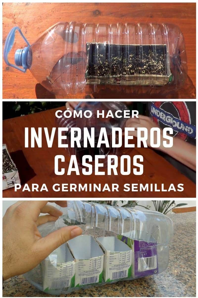 Cómo hacer invernaderos caseros para germinar nuestras semillas buff.ly/2DftXoQ