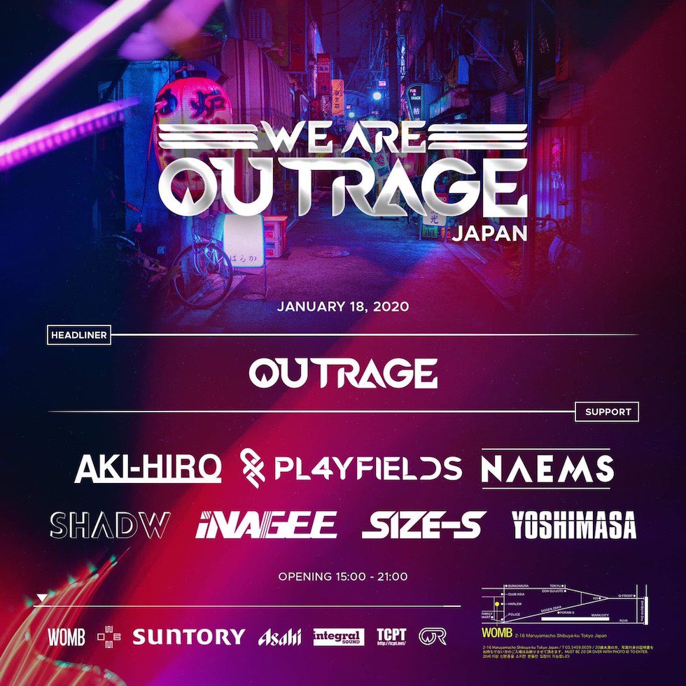 dj_hikarunmusic's tweet photo. もうすぐ俺の仲間が日本に上陸‼️
@OUTRAGE_DJs 
@naemsofficial 
大阪から友達の@Sizes_music が🔥
Link▶️ @WOMB_Tokyo https://t.co/wpfZj29YZI