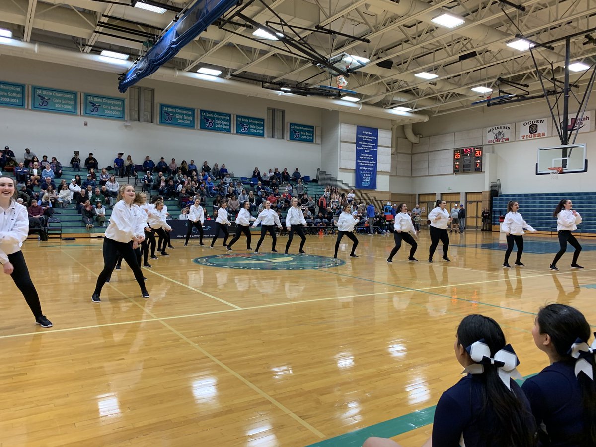 JDCHS Dance Company at tonight’s Basketball game.