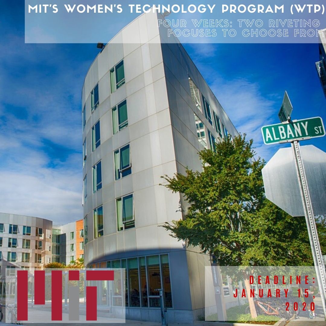 jif_scholars's tweet photo. There are only 5 days left to apply for MIT’s Women’s Technology Program and for Yale Young Global Scholars! These are both programs eligible for a Joyce Ivy Foundation scholarship. The deadline is January 15. https://t.co/H8W0Xkc4eG