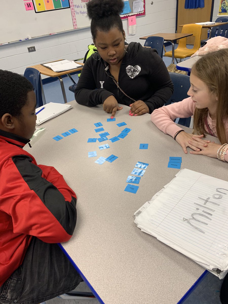 esmoak's tweet photo. I gave my students 24 keywords and phrases today and told them to work together and figure out how they want to group the keywords. It was great listening to them work together and justify their decisions! Proud of them! #whyiteachlbc #lbc1920 @Spadarop https://t.co/FtOkdEMHS3