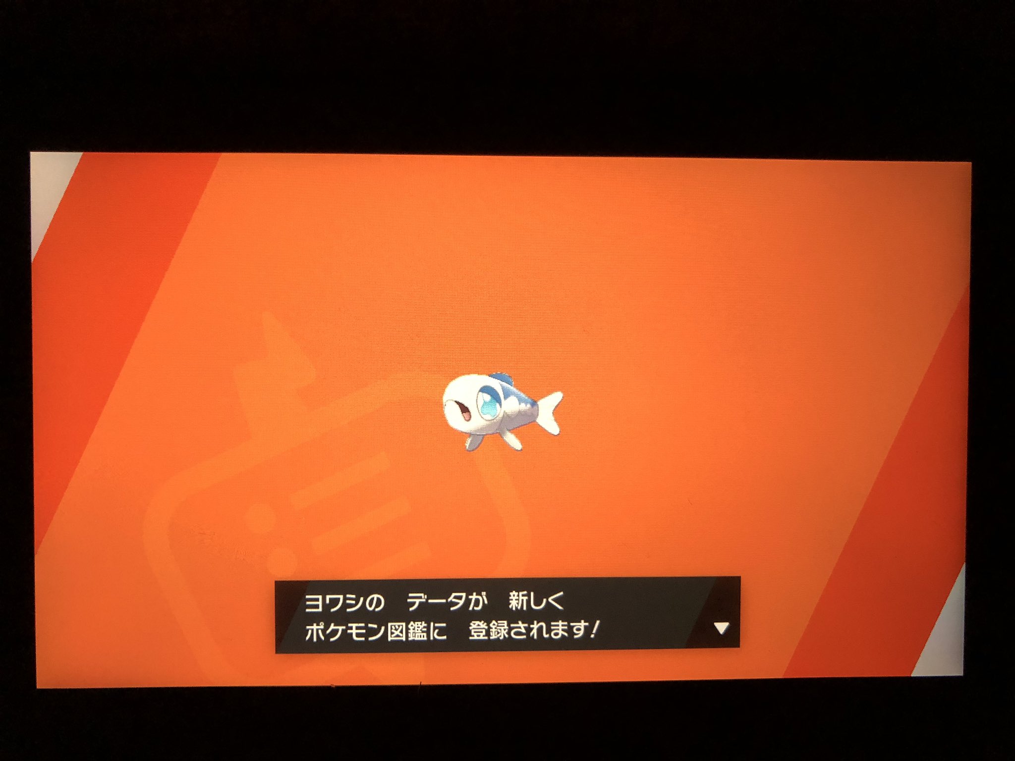 フカヒロ Pixivリクエスト３作目納品 アキラのガラル冒険記 図鑑に進化形ではなく 今まで捕まえられていなかった釣り ポケモンが表示された 捕まえたポケモンも199体になり 記念すべき0体目はテッポウオにしようと釣りに行く だけど釣れたのはヨワシ