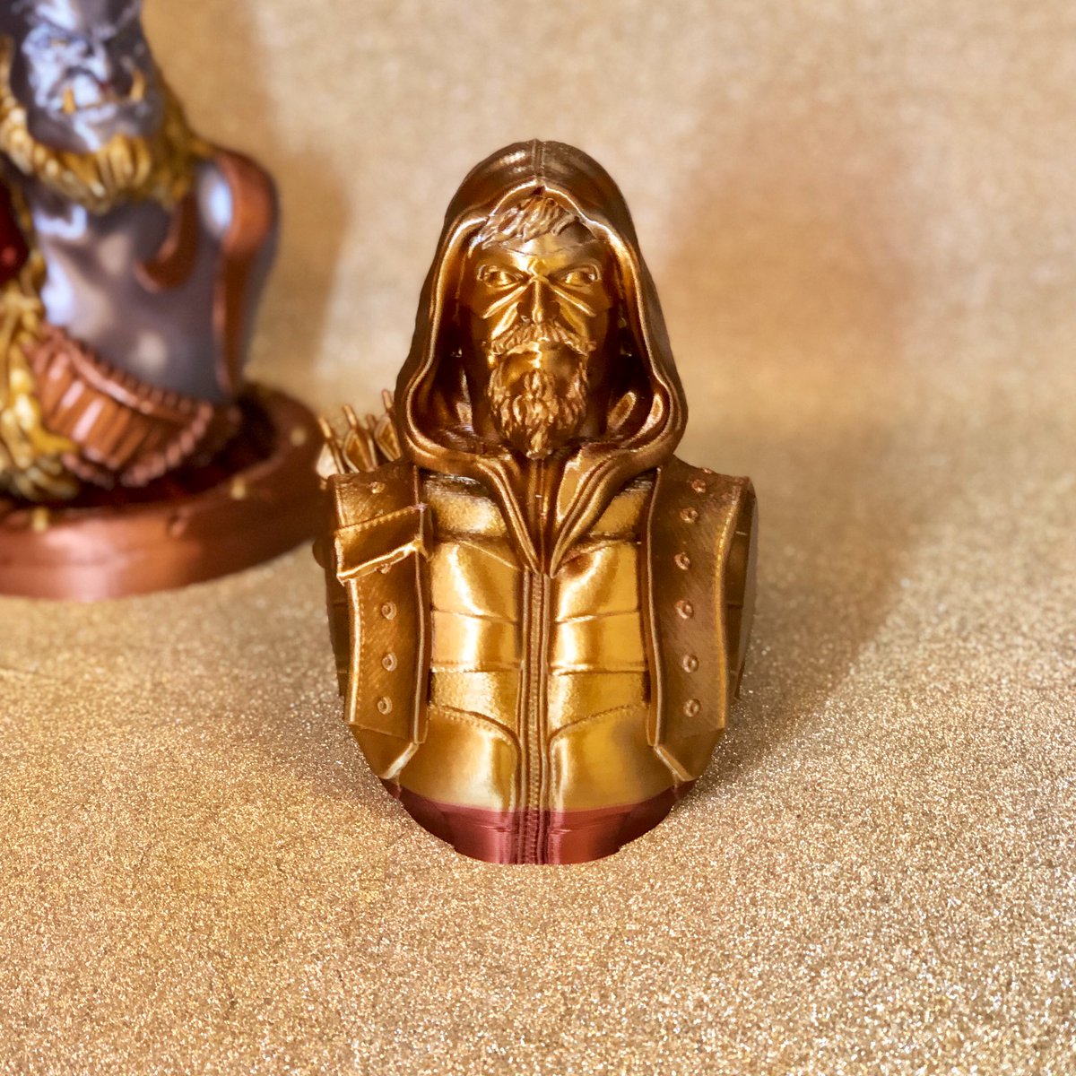 FilamentFrenzy's tweet image. Here’s my purge to object from the @wekster2507 Orc print, it’s that smart and beautiful it deserves its own tweet, now the majority of my purge tower waste is a usable model and damn it looks good! @Prusa3D #PrusaSlicer