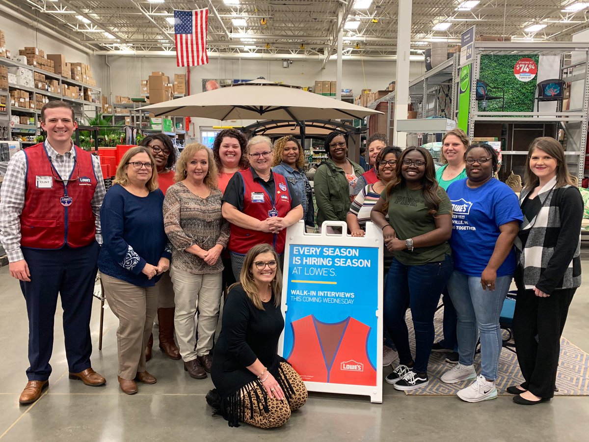 GannonHr's tweet photo. Great SSA Meeting today at the Lowe’s of Flowood, MS finalizing plans for our Spring Hiring Events on Jan. 15th and Feb. 2nd!! #LowesLife #LowesSpringHire #LowesCareers https://t.co/NiRkGISa3o