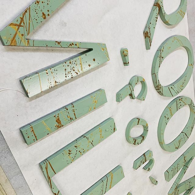 Make sure your design hits the edges  #sign #signs #denver #design #build #create #makersgonnamake #denversign #5280 #5280signs