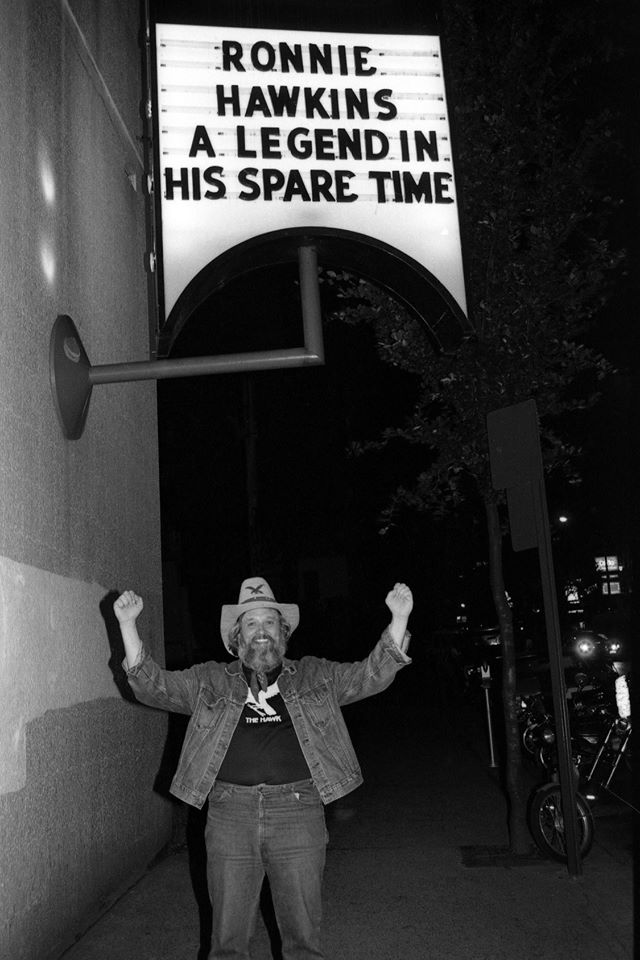 Happy birthday Ronnie Hawkins, my photo from 1981 