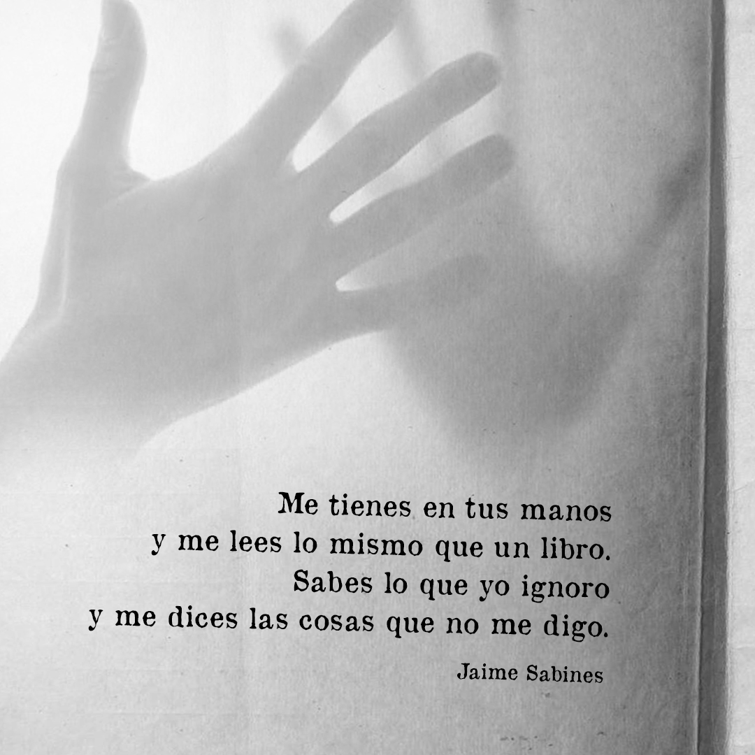 PRedondas's tweet photo. Me tienes en tus manos 
y me lees lo mismo que un libro...
#JaimeSabines https://t.co/8R1F59G7Px