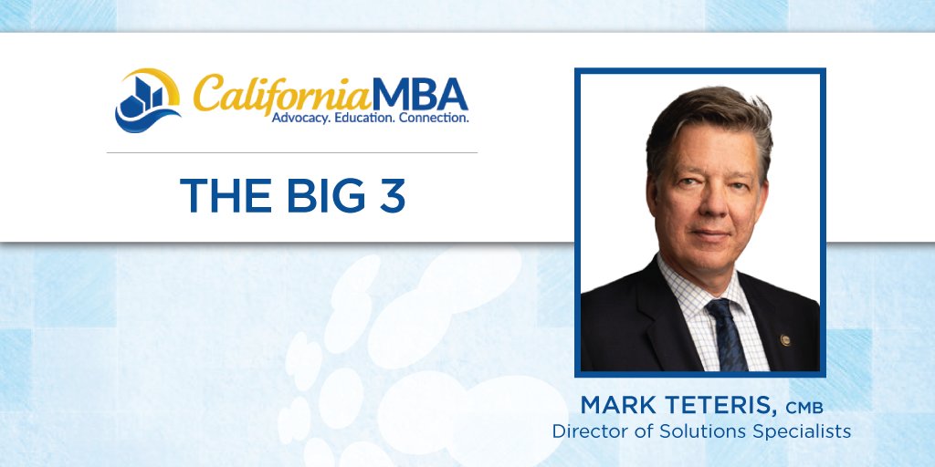 OptimalBlue's tweet photo. Get to know #OptimalBlue's Mark Teteris as he answers three questions about the state of the industry in the @CAMortgBankers's The Big 3 → https://t.co/CR57Avy5sL https://t.co/w54Qoa7TBZ