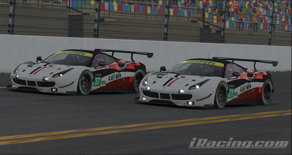 ¡Lo prometido es deuda! Aquí están de forma oficial a los integrantes de #Katana que son los siguientes:

<a href="/victor_simracer/">Víctor abellán</a> 
<a href="/Koldogg/">Koldo</a> 
<a href="/SebaSadoski/">Sebastian Sadoski</a> 
<a href="/nachou1023/">Ignacio Pineño 👽</a> 
@ferrodriguez16v 
<a href="/cagide26/">aitor26</a> 

Acudiremos como primera carrera oficial del equipo a las  24h de Daytona de <a href="/iRacing/">iRacing</a>