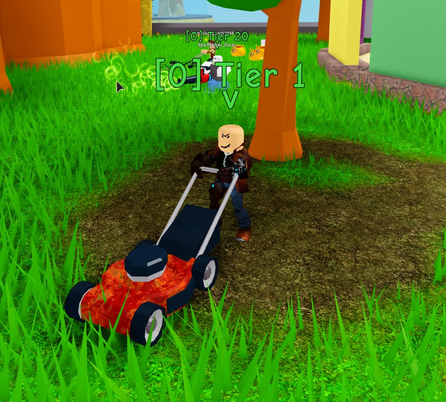 Arseny Kapoulkine On Twitter So We Were Talking About Adding Lawn Mowing Apis For Grass At Lunch Yesterday And Of Course Somebody Already Made A Lawn Mower Simulator Using Material Painting Https T Co Vo5jijlihs - roblox lawn mowing simulator codes list