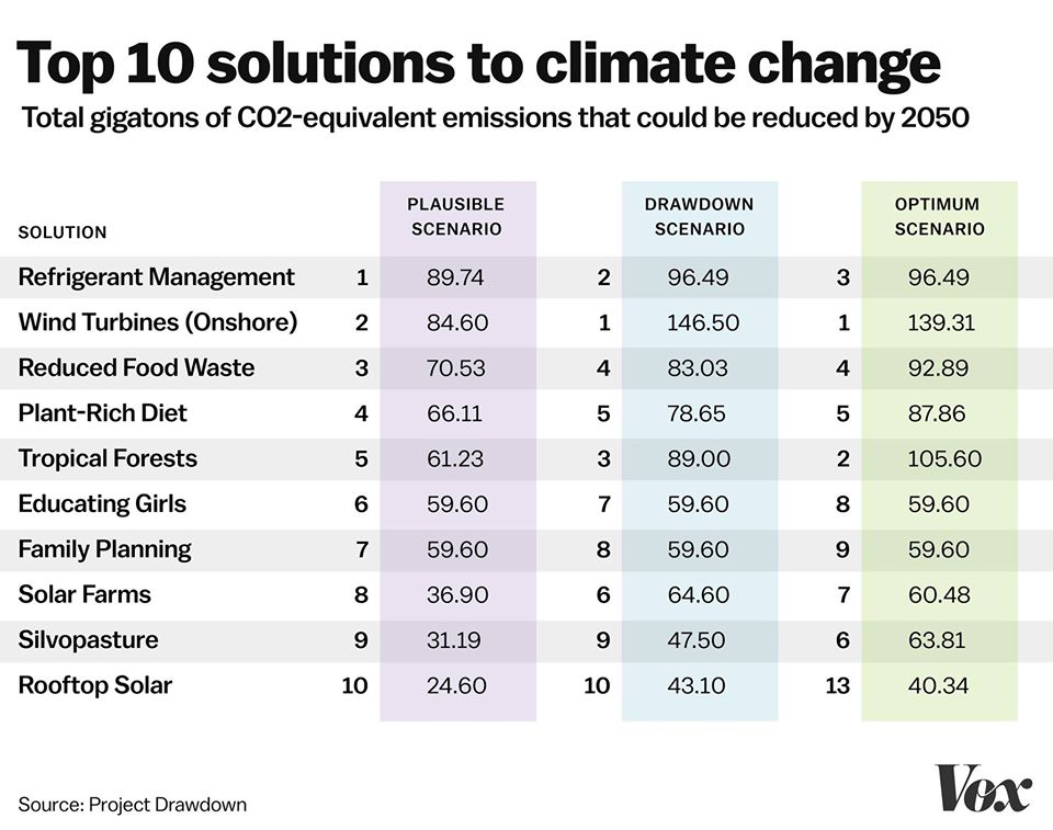 voxdotcom's tweet photo. Educating girls and family planning could together reduce 120 gigatons of CO2-equivalent by 2050. That's more than on-and offshore wind power combined. https://t.co/bPyf10sdbR https://t.co/1Y0XbMuEvG