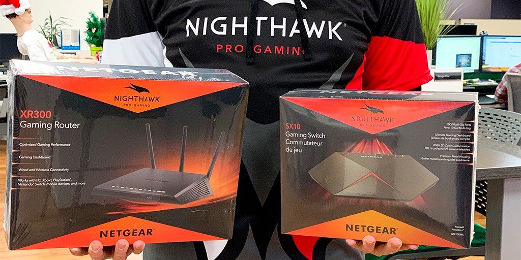 NETGEARgaming's tweet photo. BONUS for all those tuning into our 4:00 PM PST stream today, we will be giving away an additional prize! If we have 30+ concurrent viewers when we start the giveaway at 5:00 PM PST, we’ll select another viewer to win an SX10 Gaming Switch! Tune in below:

https://t.co/Q8KDDrASae https://t.co/IBqGbzm72M