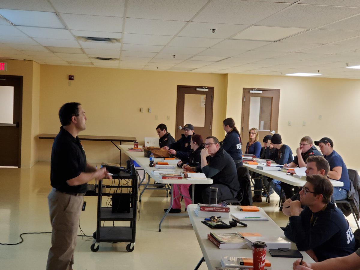 FireChiefSeth's tweet photo. Great start to our new HazMat and Firefighter training programs tonight! #FireStarServices #CBRM #CBRFS #NFPA #FF1 #FF2 #HazMatAwareness #HazMatOps #VolunteerFirefighter https://t.co/qcgIzgK77w