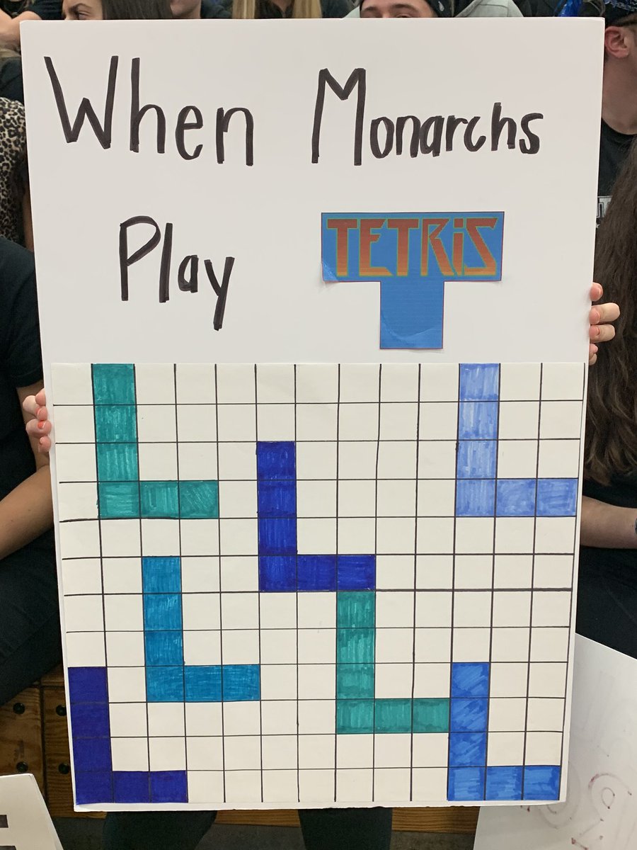 PsouthBlackHole's tweet photo. Some of the best signs so far! Game time in 3 minutes! Don’t miss out! #gameday https://t.co/S9bvO1RxES